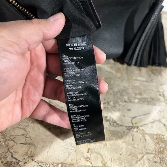 XL Black Tote Bag With Small Coin Purse Attached - Picture 4 of 16